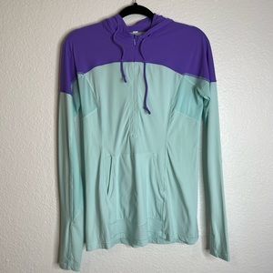 Lululemon Athletica Water bound Purple & Teal Sweatshirt
